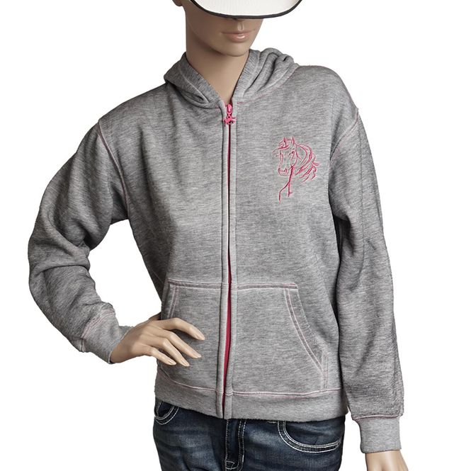Hovedbilde Bella Horse Hettegenser til Jente - Cowgirl ...
