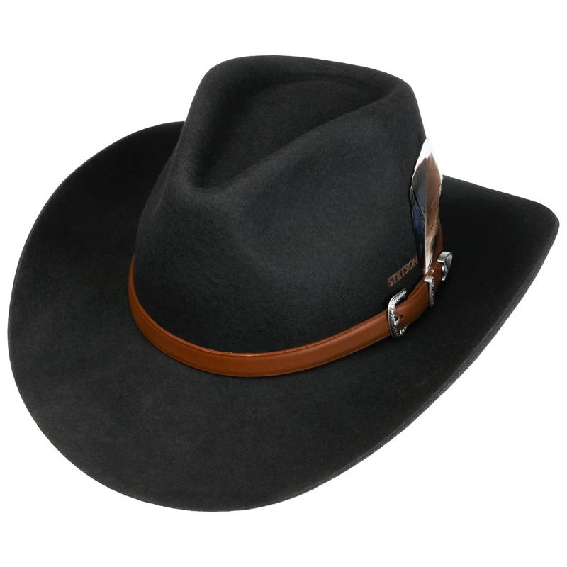 Stetson Limington Svart Cowboyhatt