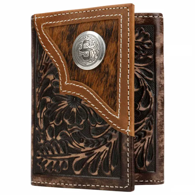 Hovedbilde Stetson Lommebok Hair-On-Hide – brun ...