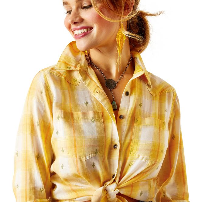Hovedbilde Ariat Billie Jean Cactus Plaid Skjorte
