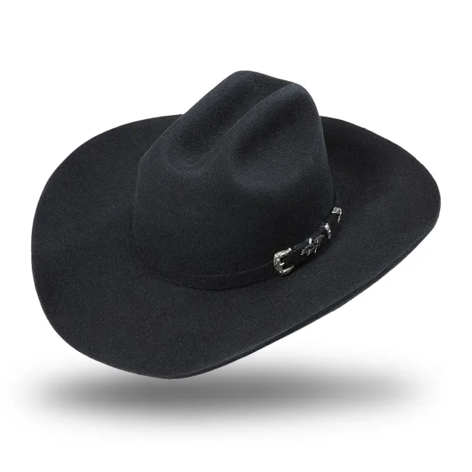 Hovedbilde Houston Svart Cowboyhatt