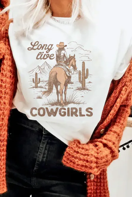 Hovedbilde Long Live Cowgirls T-skjorte
