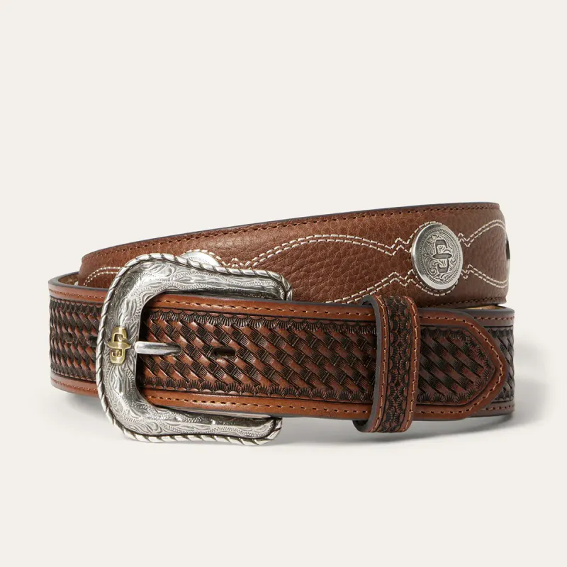Stetson Westernbelte Basket Weave