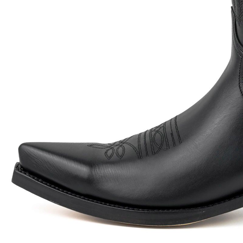Mayura 1920 Matt svarte cowboy boots