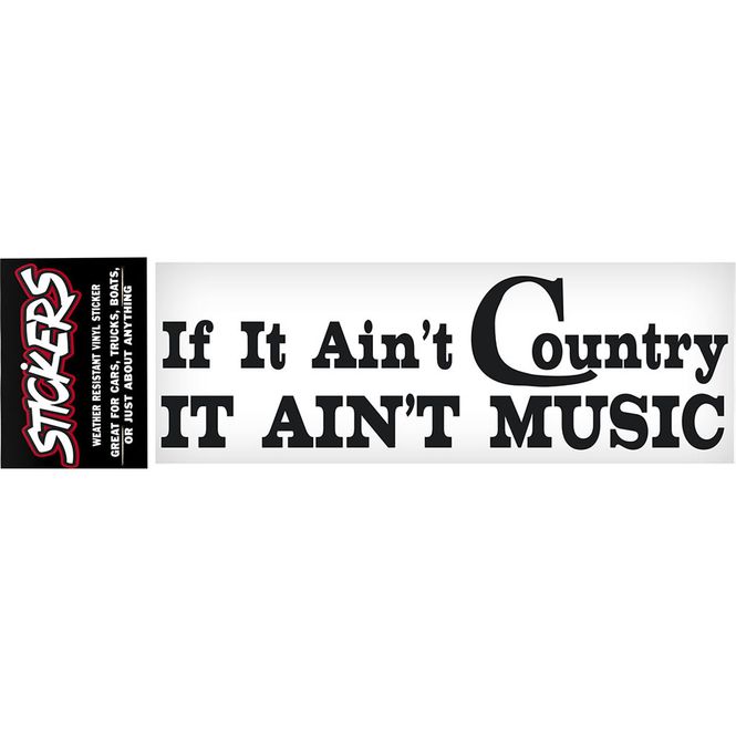 Hovedbilde If it ain't Country Sticker