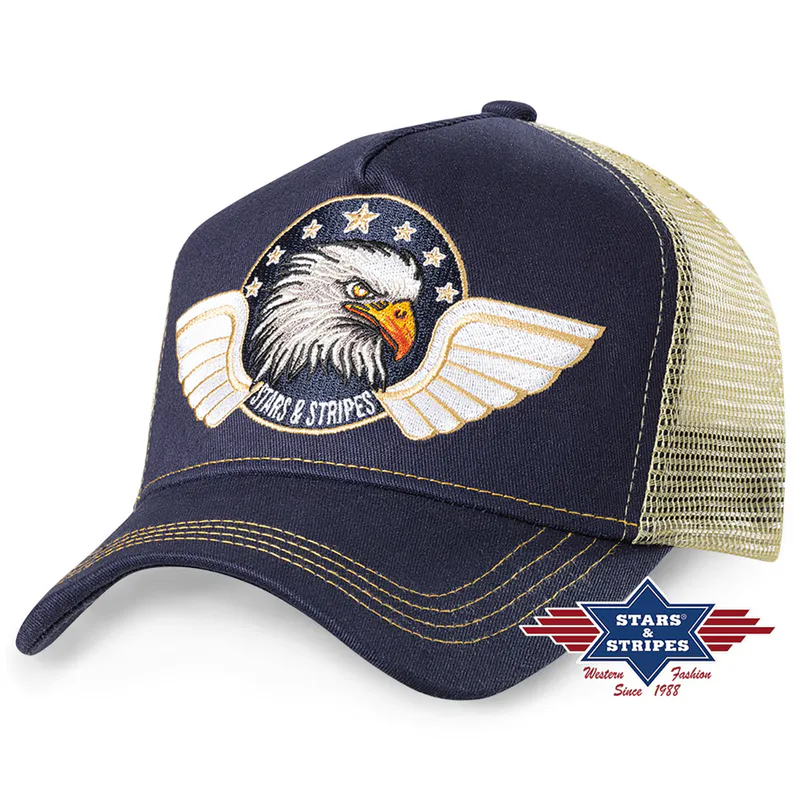 Eagle Trucker Caps - Blå