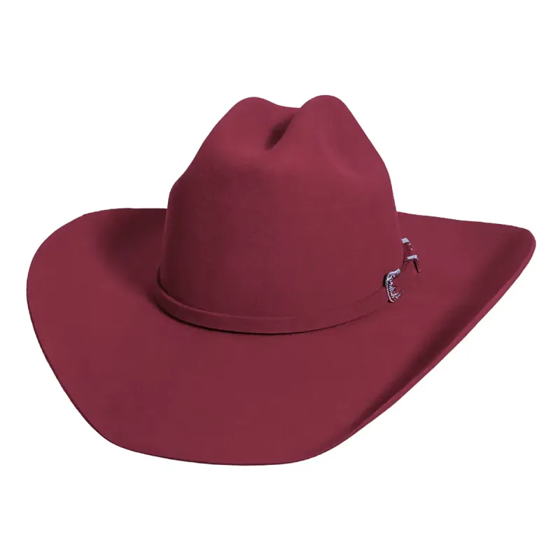 Cattleman Burgundy Cowboyhatt