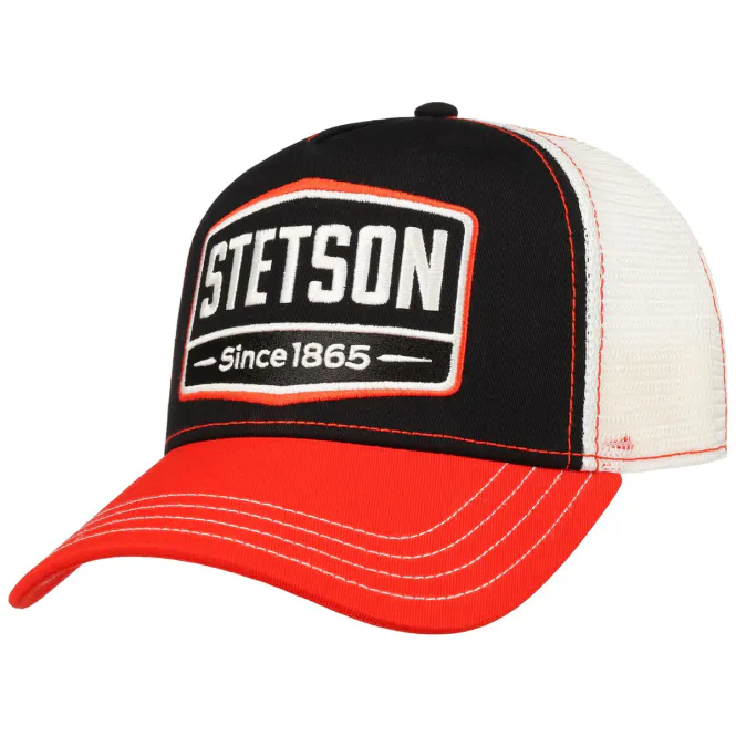 Hovedbilde Stetson Highway Trucker Caps - Svart/Oransje
