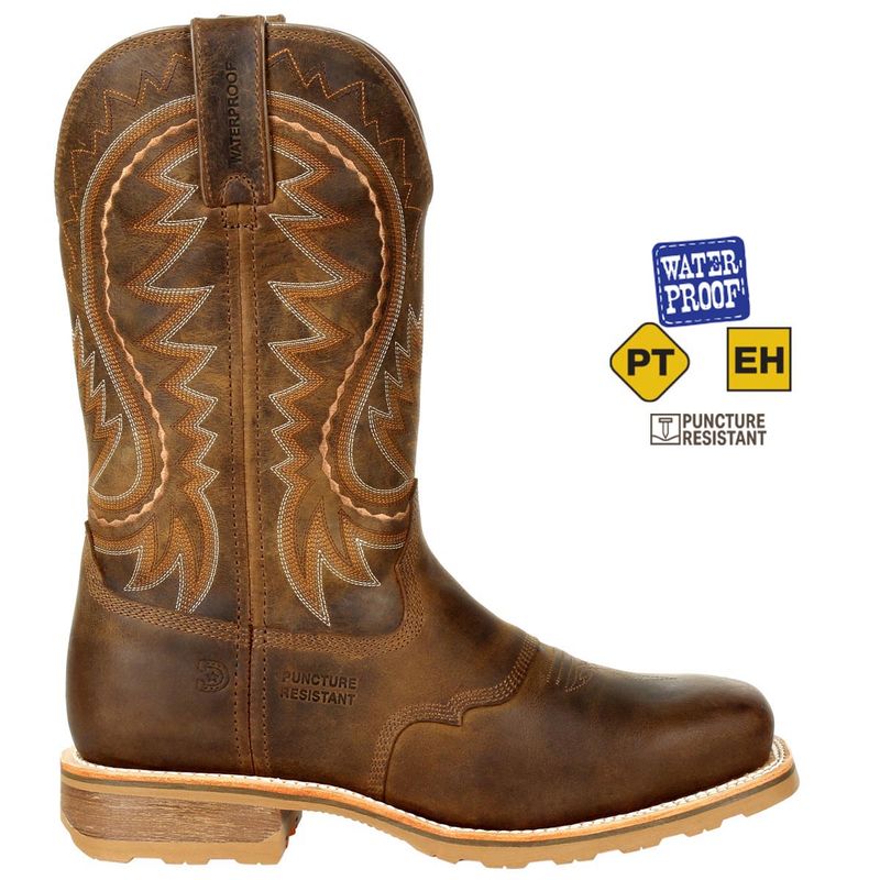 Durango Maverick Pro Steel Toe Waterproof Western Work Boots