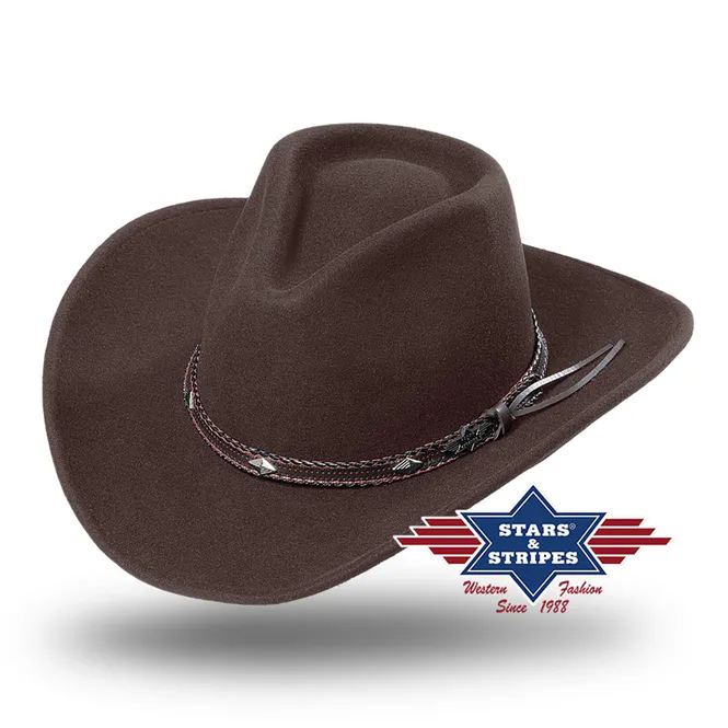 Hovedbilde Dallas Brun Cowboyhatt
