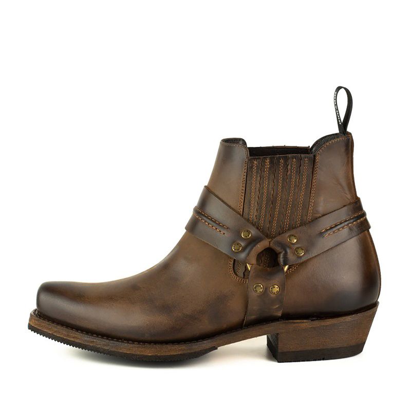 Mayura 1444 Harness Boots - Crazy Old Sadale Vintage