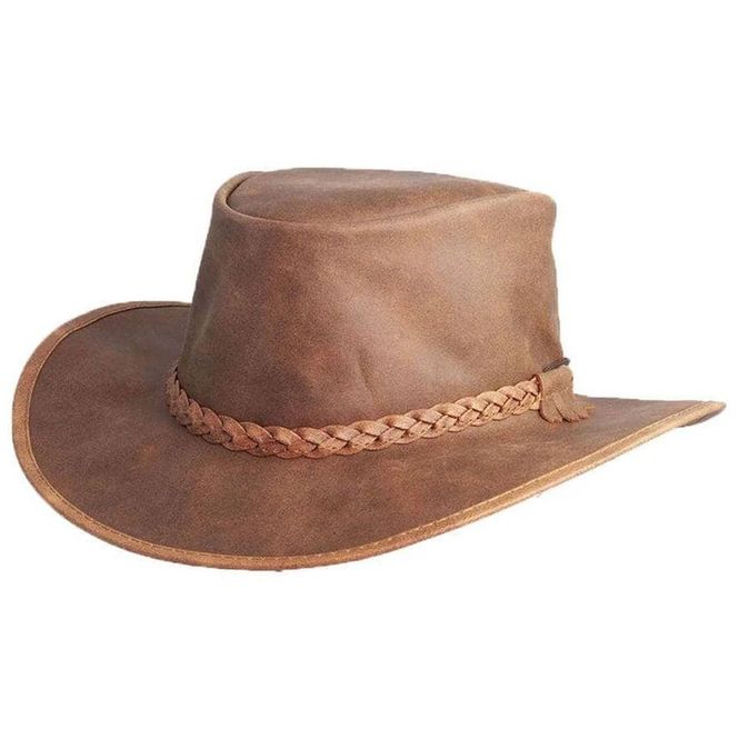 Hovedbilde Crusher Outback Lærhatt - Copper