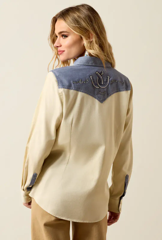 Ariat Horseshoe Western Dameskjorte