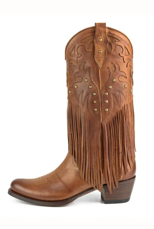 Mayura Fado Cuero Boots med Frynser