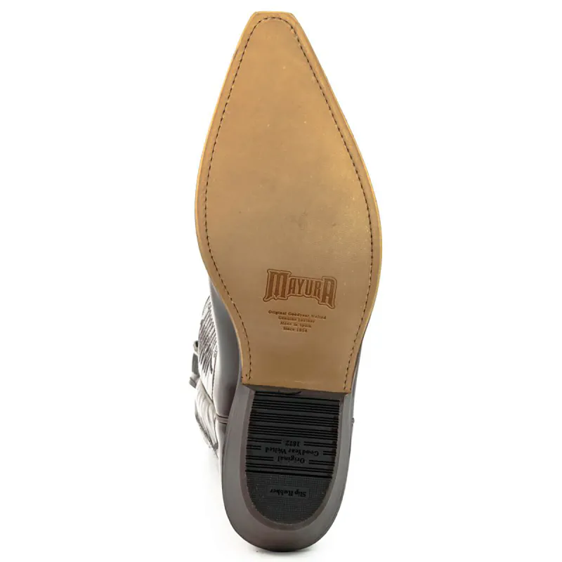 Mayura 1920 Florentic Burdeos Cowboy Boots